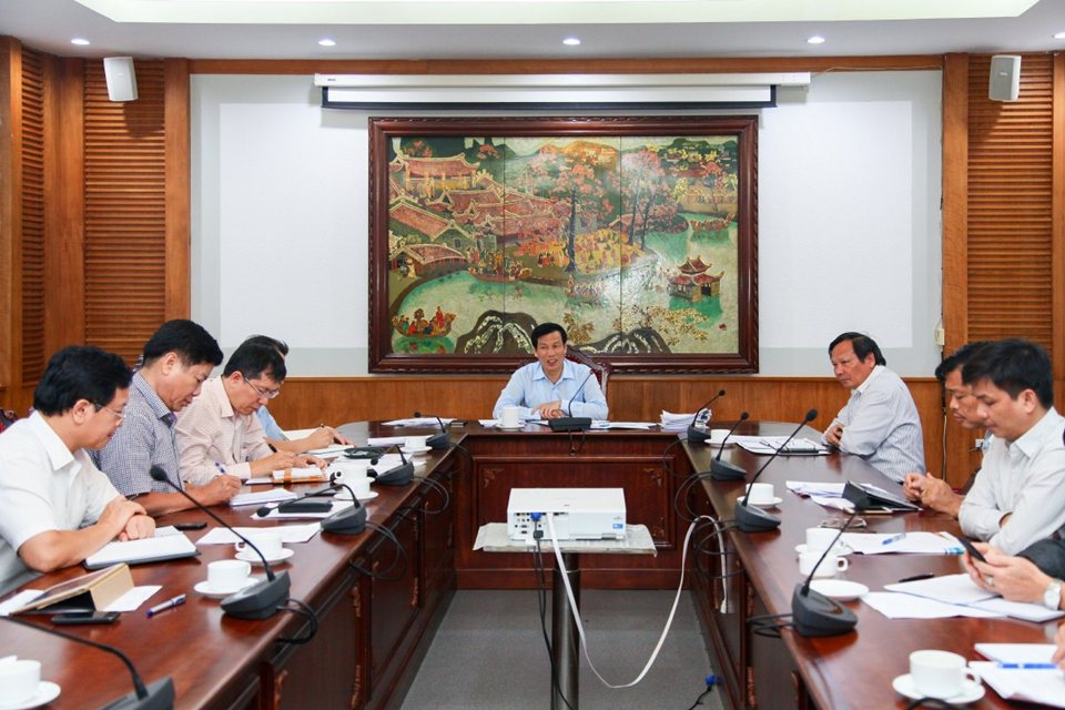 Bộ trưởng Bộ VHTTDL Nguyễn Ngọc Thiện làm việc với TCDL